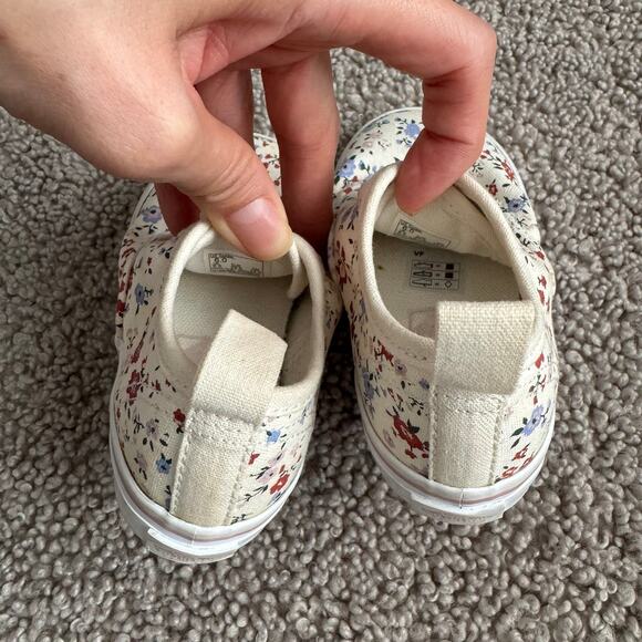 Vans Toddler Authentic Floral Marshmallow / Multi - Size 6 - Picture 8 of 8